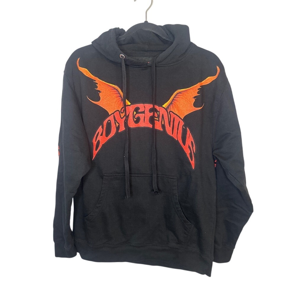 Boygenius I Don't Know Him Devil Graphic Hoodie Size Medium